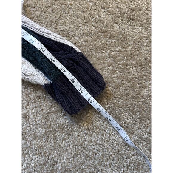 VTG New River For J. Riggings Hand Knitted Cable Knit Heavy Men's Sweater Sz XL - Picture 8 of 8